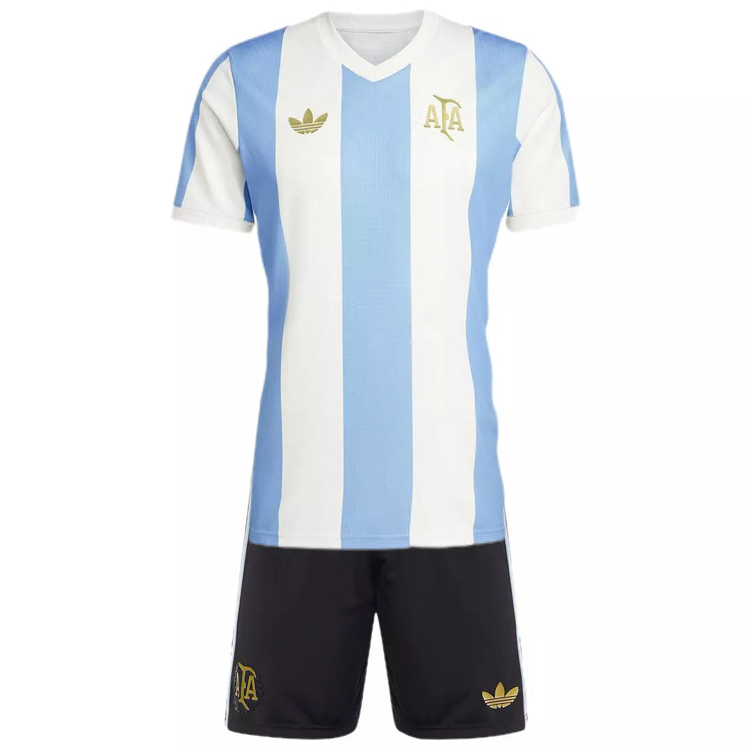 Camisa Seleção Argentina 50º Aniversário AFA - Kit Torcedor Infantil