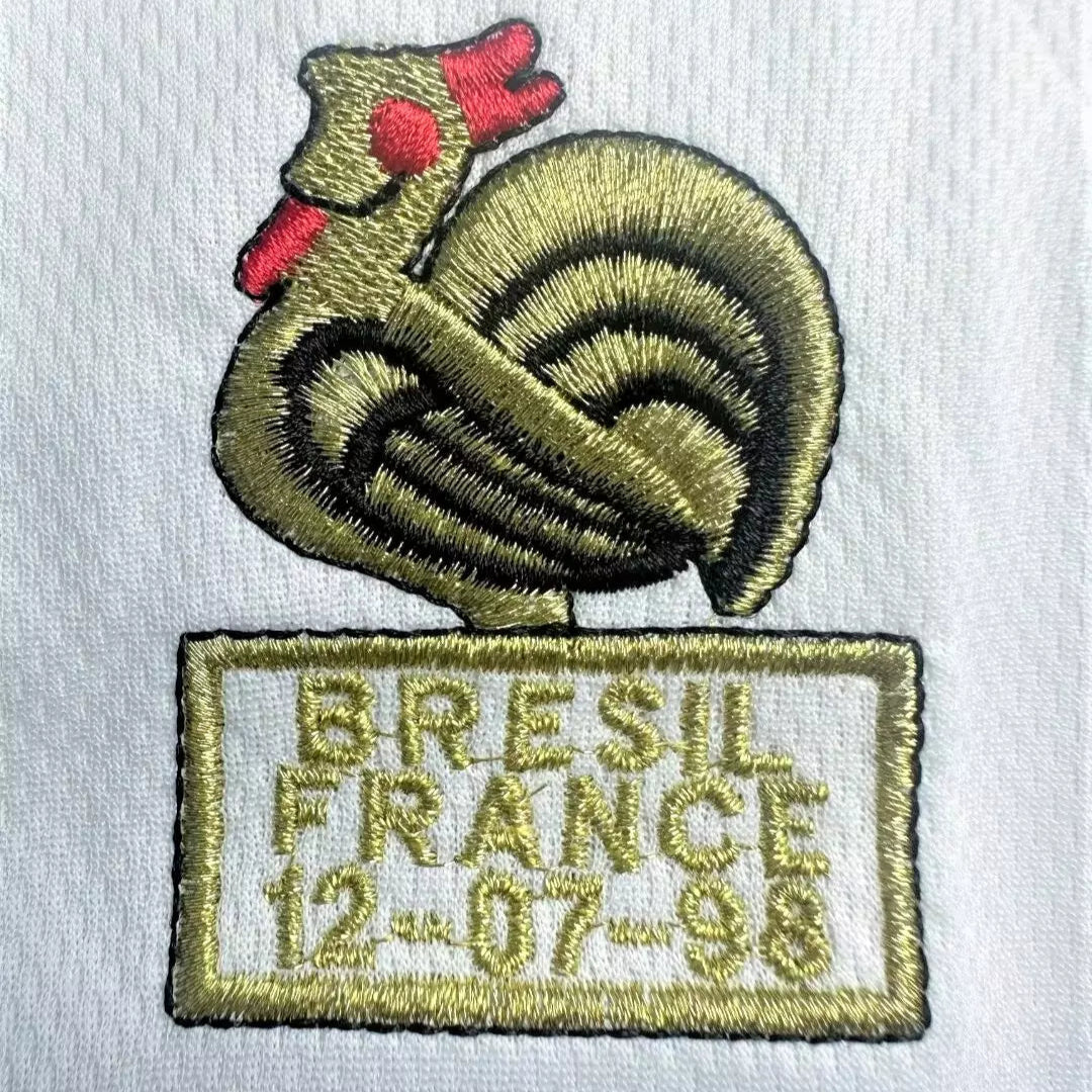 Camisa França 1998 Away - Manga Longa