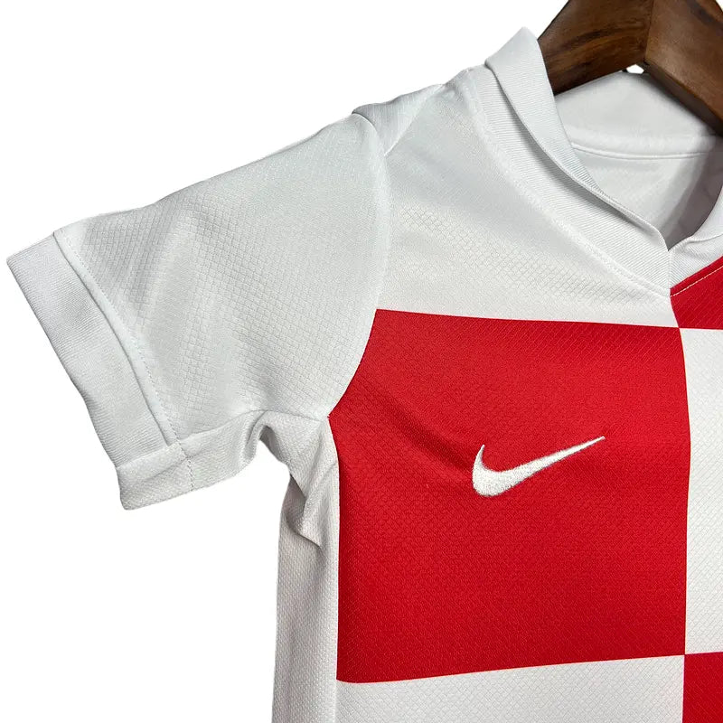 Camisa Seleção Croácia 2024/25 Home - Kit Torcedor Infantil