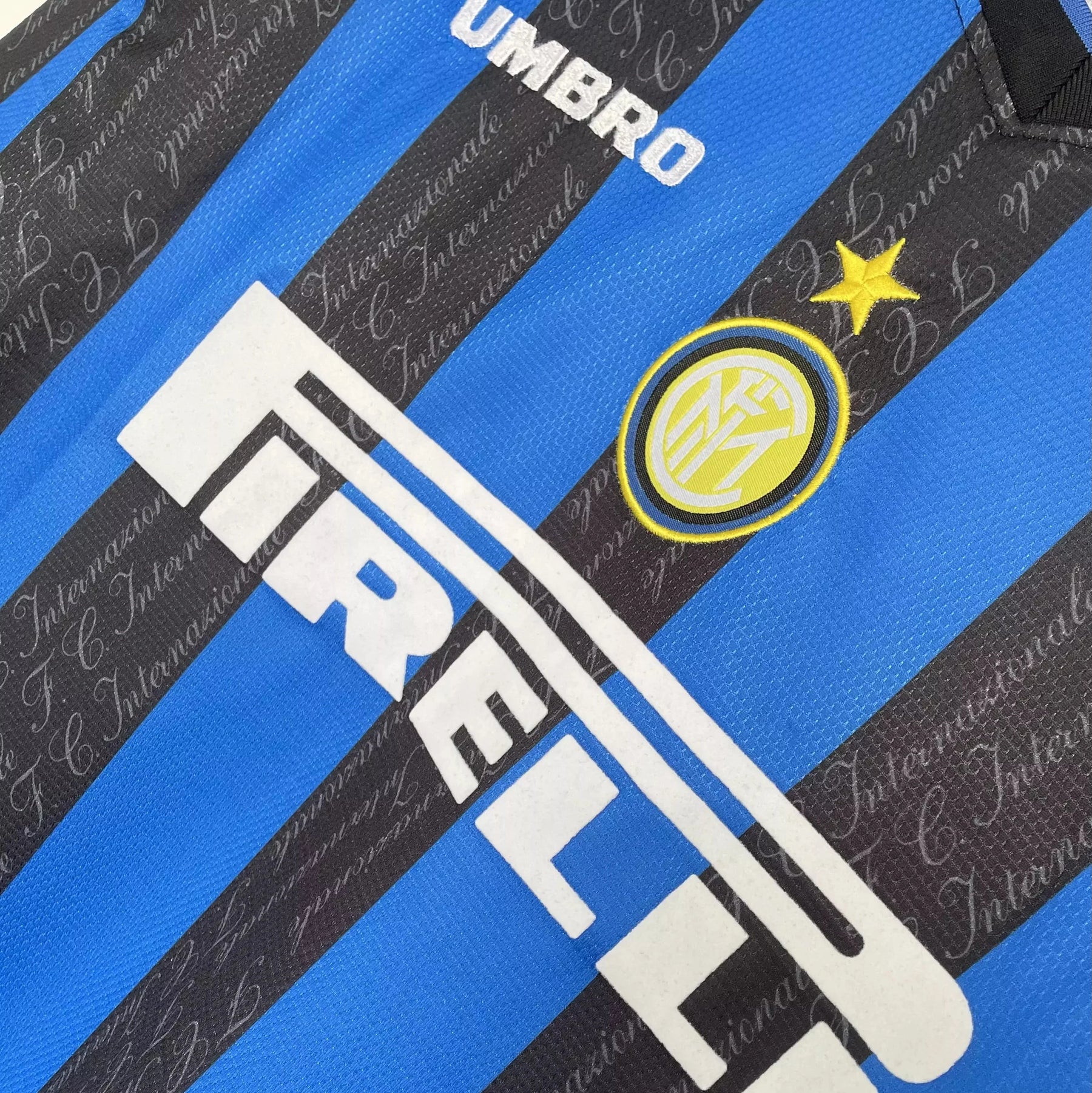 Camisa Inter de Milão 1997/98 Home - Manga Longa