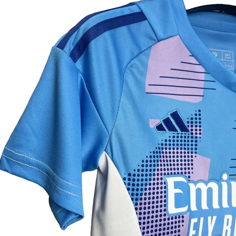 Camisa Real Madrid 2024/25 Goleiro - Kit Torcedor Infantil