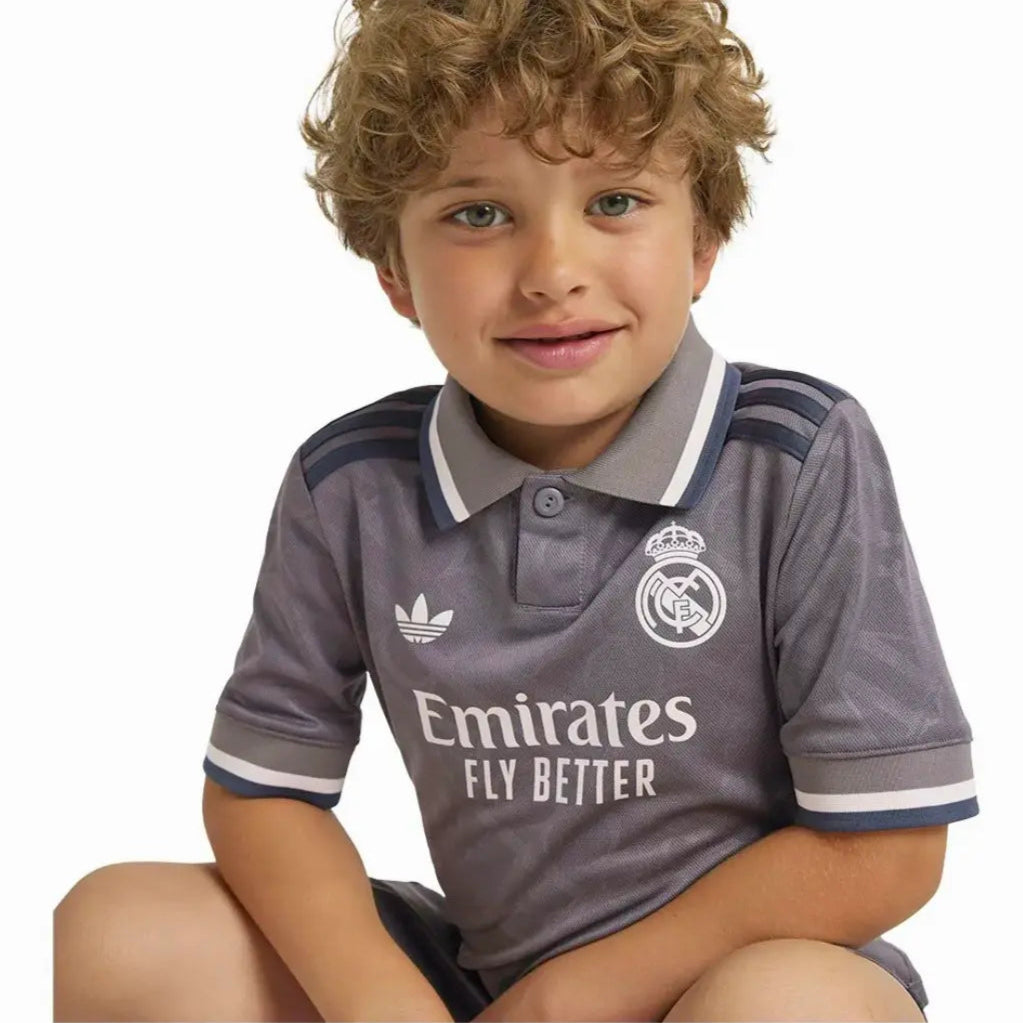 Camisa Real Madrid 2024/25 Third - Kit Torcedor Infantil