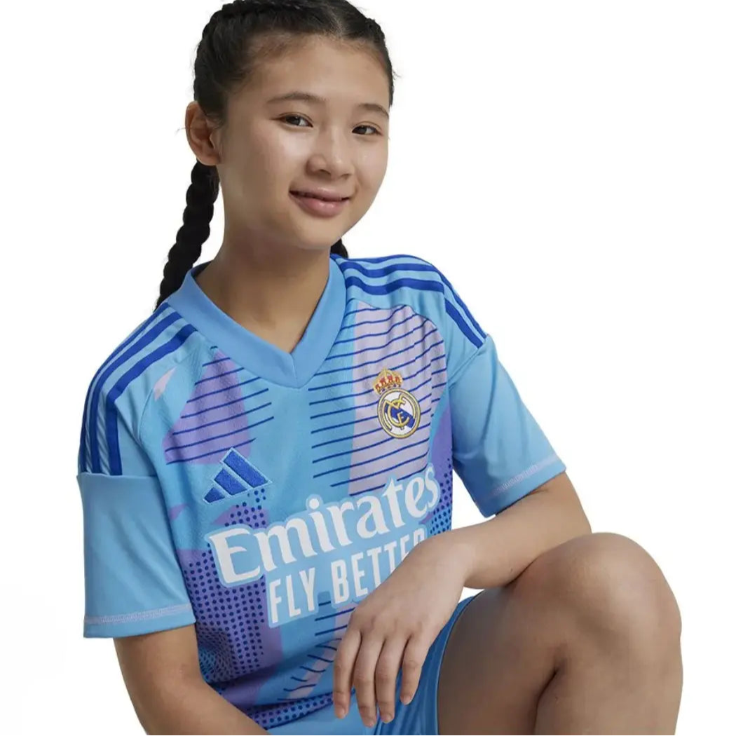 Camisa Real Madrid 2024/25 Goleiro - Kit Torcedor Infantil