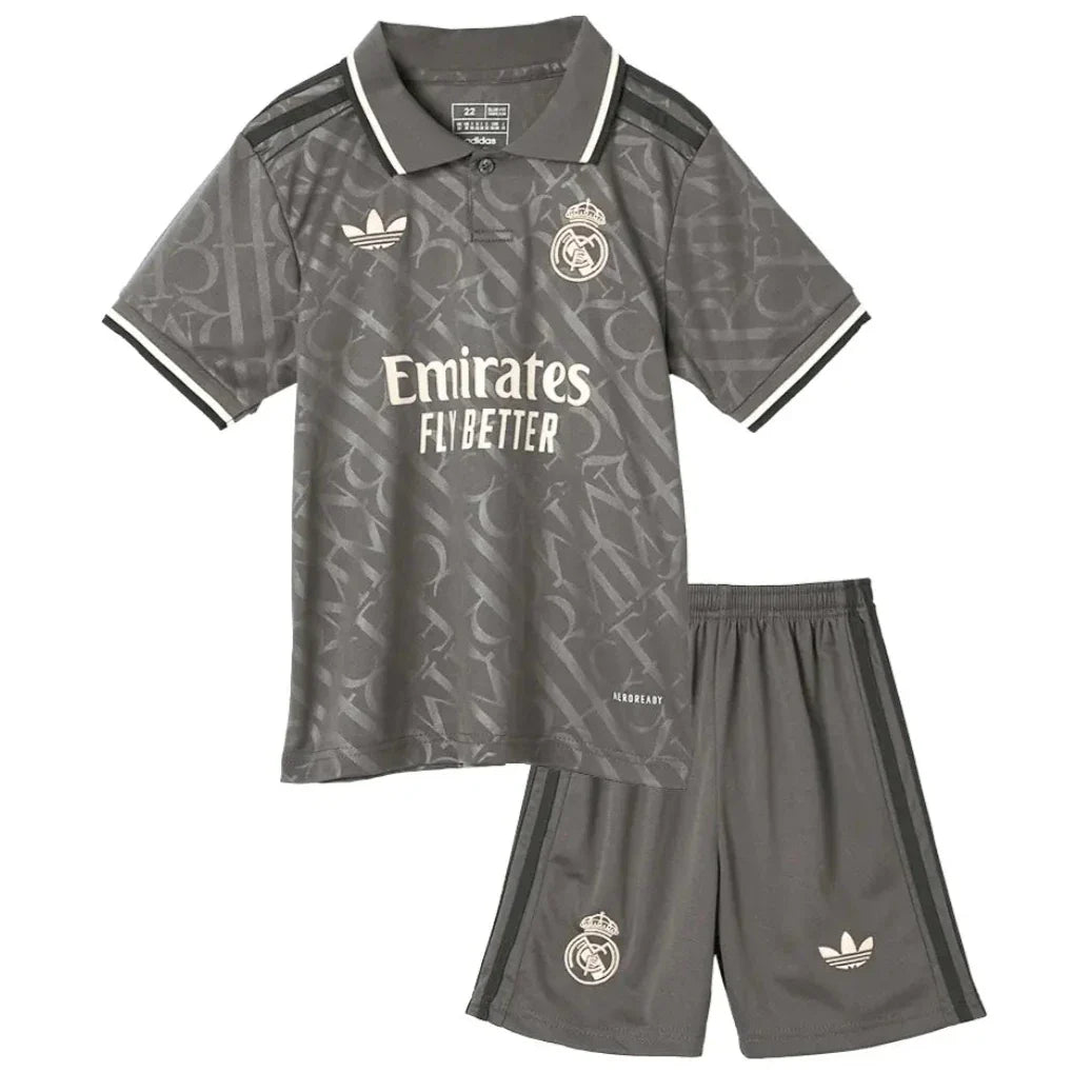 Camisa Real Madrid 2024/25 III Third - Kit Torcedor Infantil