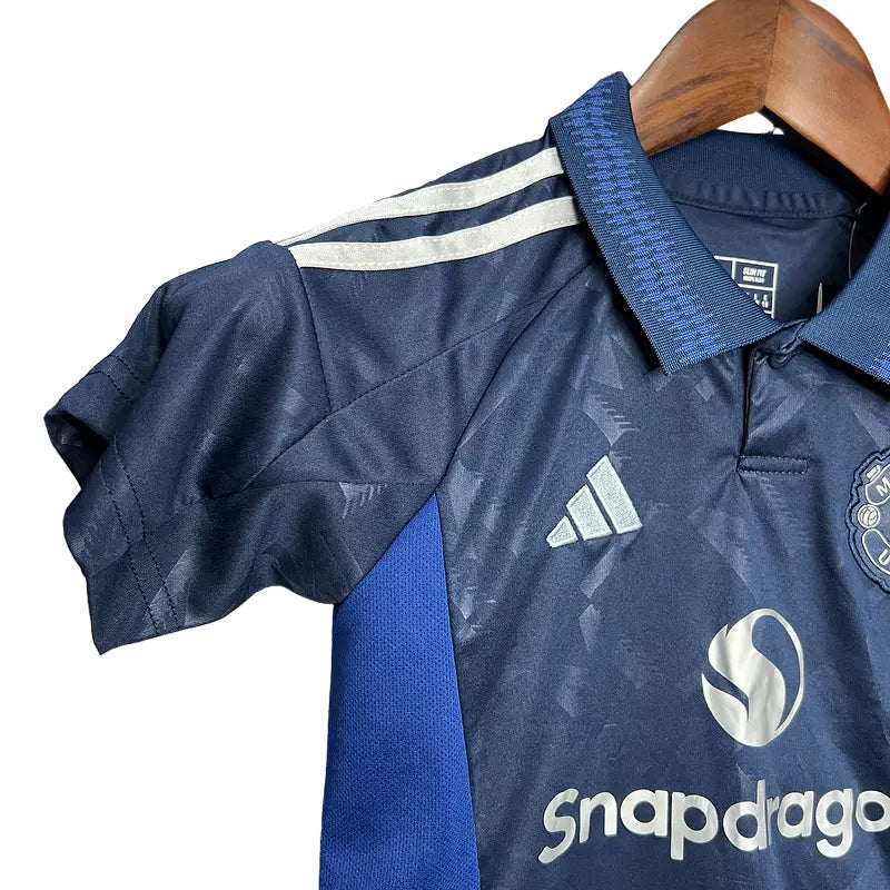 Camisa Manchester United 2024/25 Away - Kit Torcedor Infantil