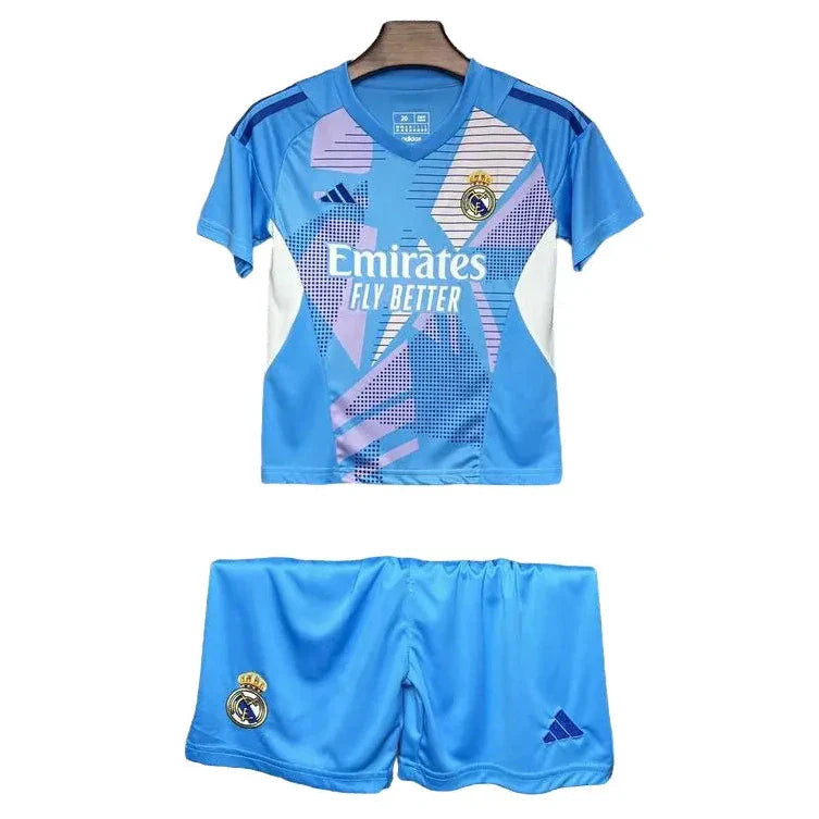 Camisa Real Madrid 2024/25 Goleiro - Kit Torcedor Infantil