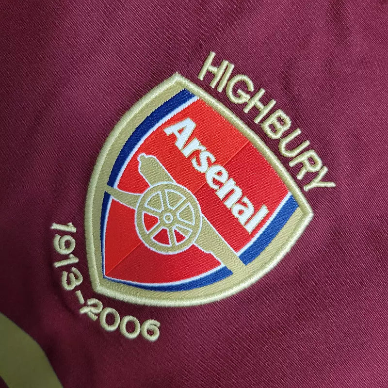 Camisa Arsenal 2005/06 Home - Manga Longa