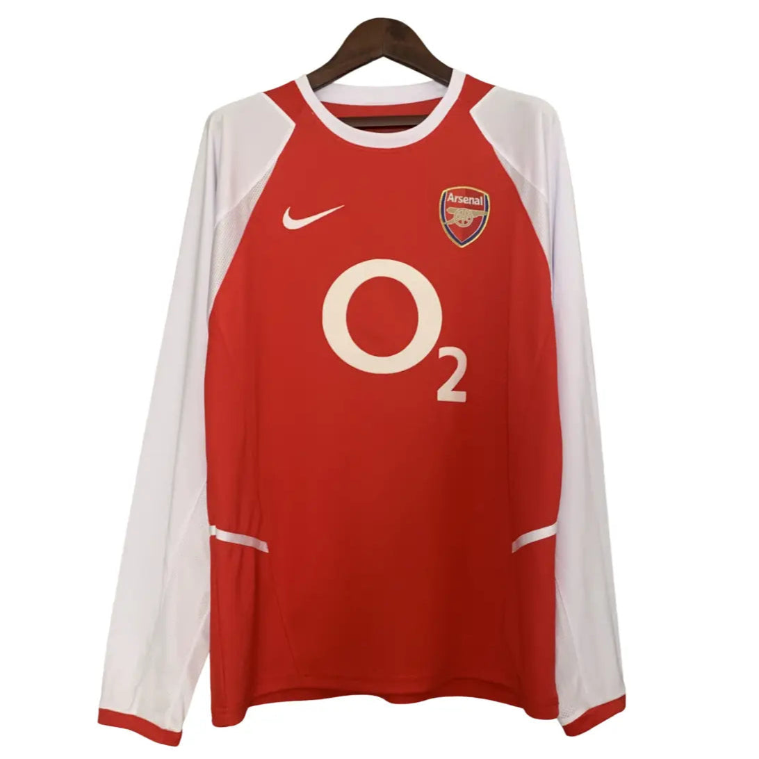 Camisa Arsenal 2002-03 Manga Longa