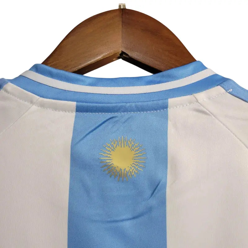 Camisa Seleção Argentina 2024/25 Home - Kit Torcedor Infantil