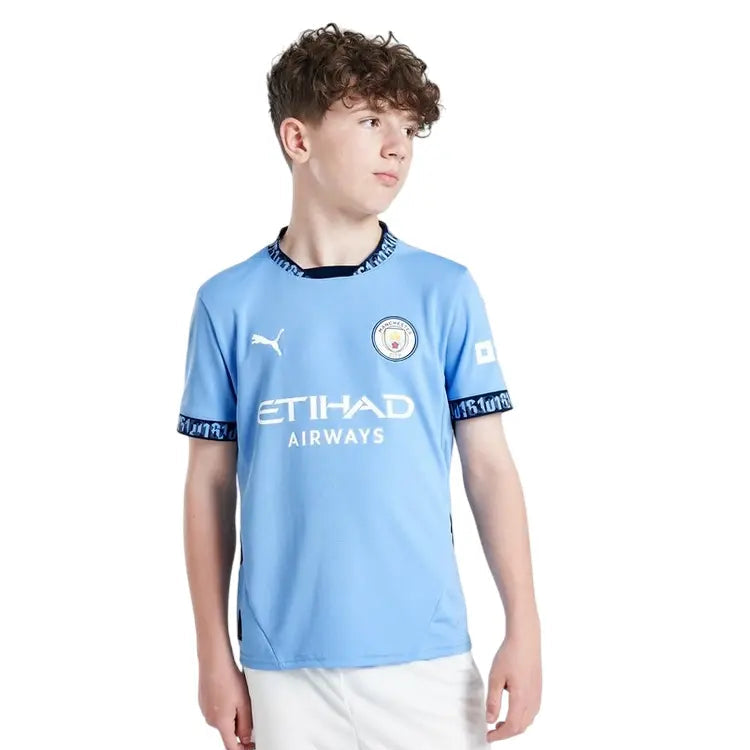 Camisa Manchester City 2024/25 Home - Kit Torcedor Infantil