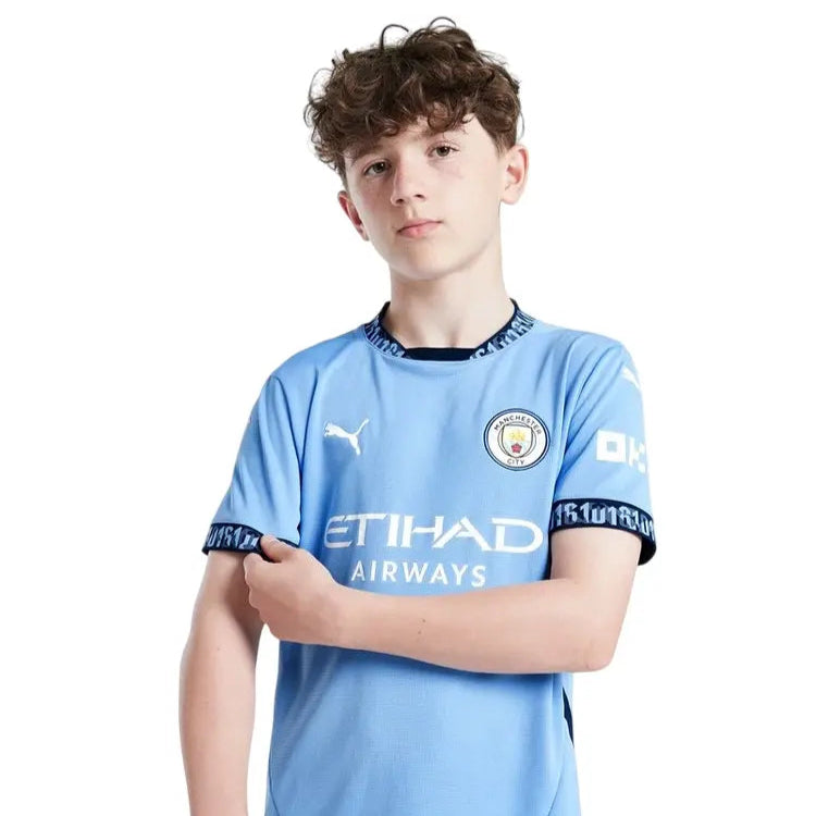 Camisa Manchester City 2024/25 Home - Kit Torcedor Infantil