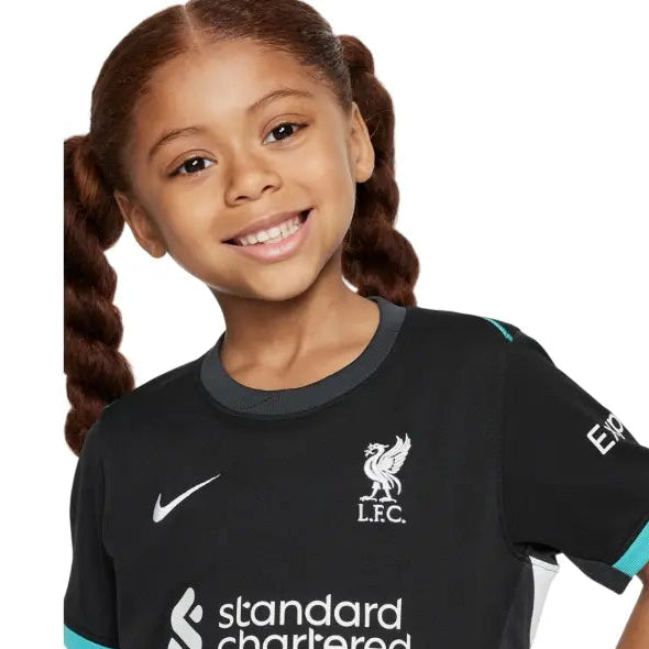 Camisa Liverpool 2024/25 Away - Kit Torcedor Infantil