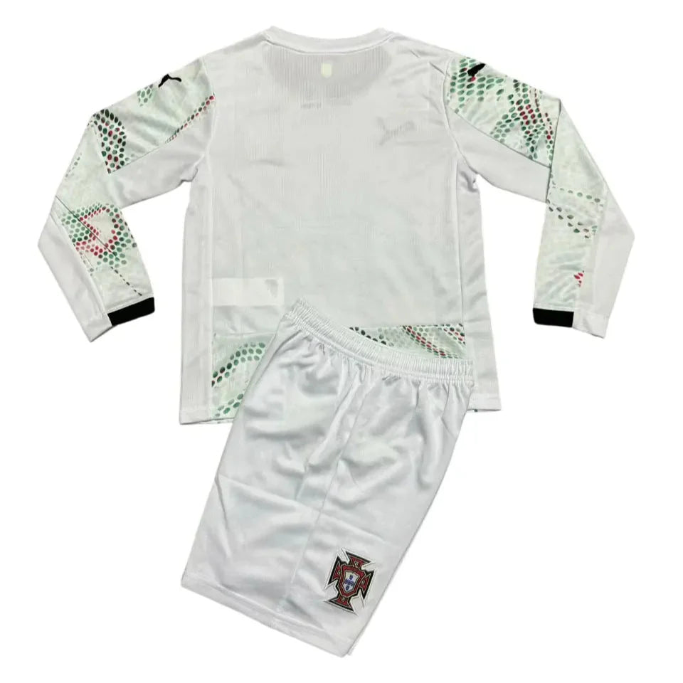 Camisa Seleção Portugal 2025 Away - Manga Longa - Kit Torcedor Infantil