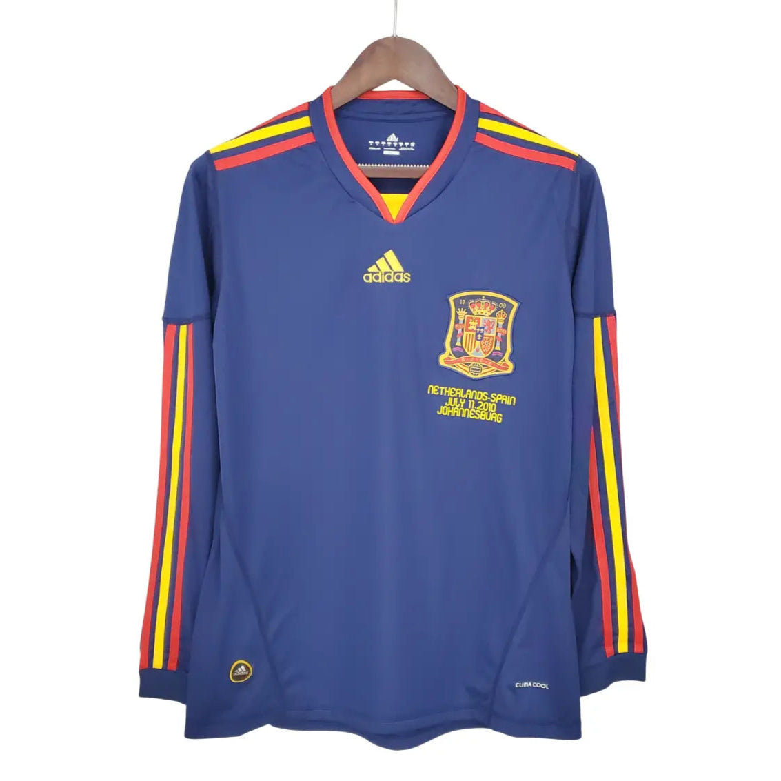Camisa Espanha 2010 Away - Manga Longa