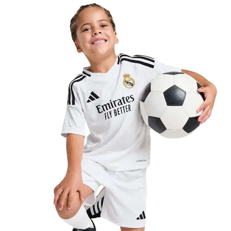 Camisa Real Madrid 2024/25 Home - Kit Torcedor Infantil