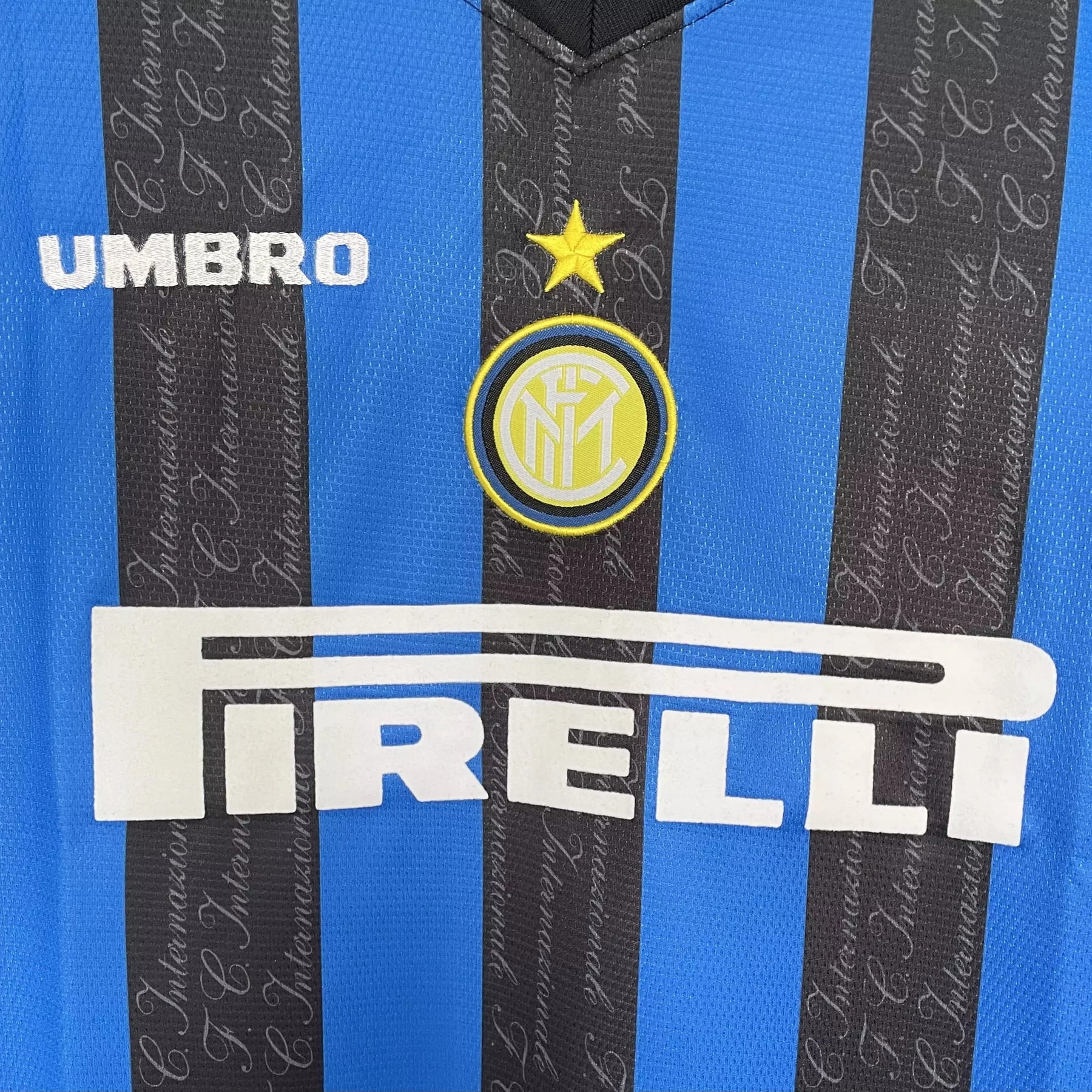 Camisa Inter de Milão 1997/98 Home - Manga Longa