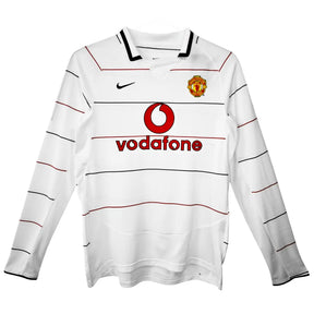 Camisa Manchester United 2004/05 Away - Manga Longa