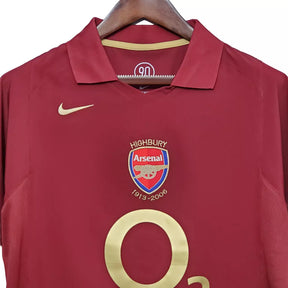Camisa Arsenal 2005/06 Home