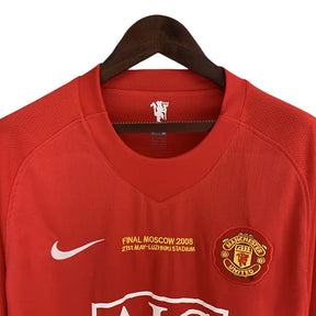 Camisa Manchester United 2007/08 Home - Manga Longa - Cristiano Ronaldo