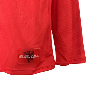 Camisa Manchester United 2007/08 Home - Manga Longa