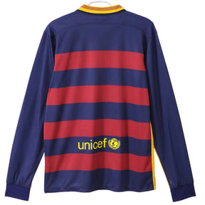Camisa Barcelona 2015/16 Home - Manga Longa